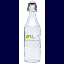 Bouteille en verre avec bouchon mécanique rétro 50cl