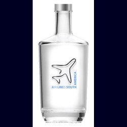 Bouteille en verre design 70cl