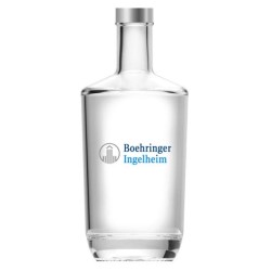 Bouteille en verre design 70cl