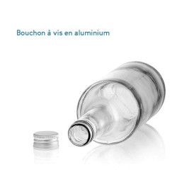 Bouteille en verre universelle