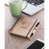 Carnet et stylo en bambou