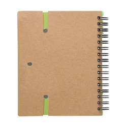 Carnet à spirale en papier recyclé