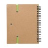 Carnet à spirale en papier recyclé