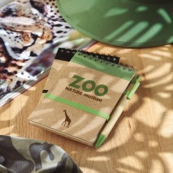  Bloc-notes recyclé et stylo