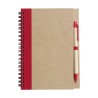 Carnet à spirale recyclé avec stylo