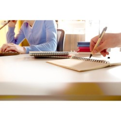 Carnet à spirale recyclé avec stylo