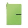 Carnet recyclé ligné et stylo