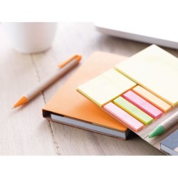 Carnet recyclé ligné et stylo