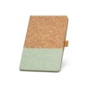Bloc-notes a5 liège et lin