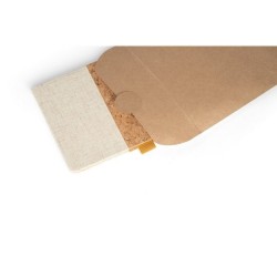 Bloc-notes a5 liège et lin