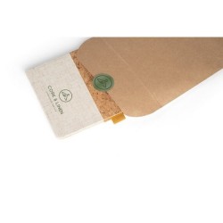 Bloc-notes a5 liège et lin