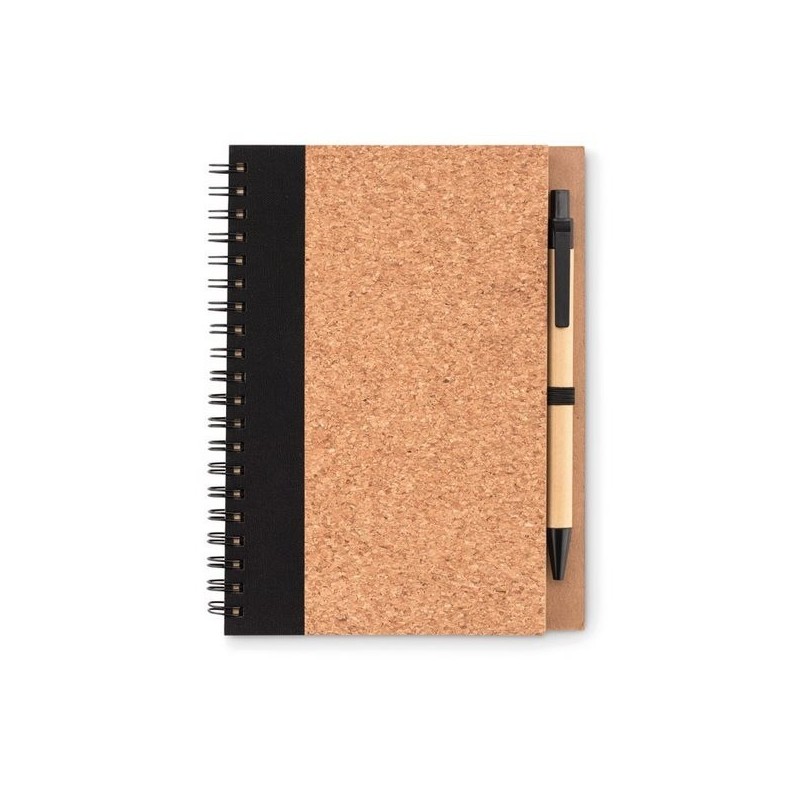  Carnet en liège avec stylo