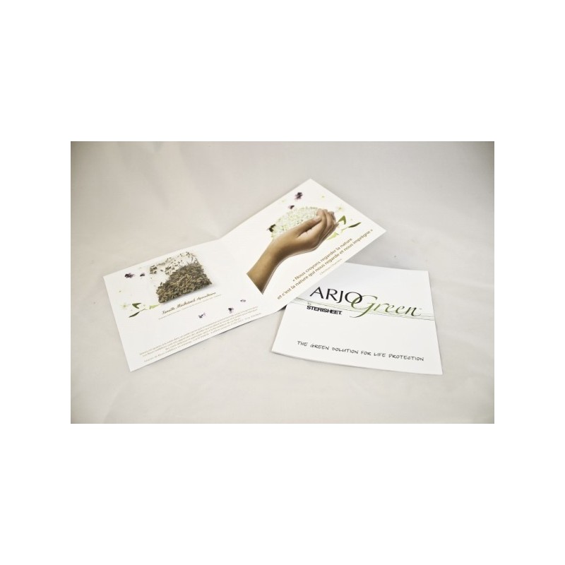 Carte 2 volets avec graines