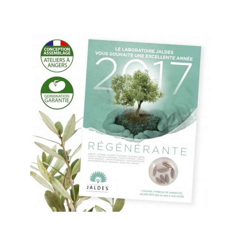 Carte postale avec graines en capsule