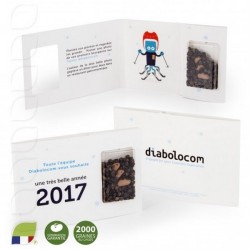 Carte capsule pour graines d'arbre