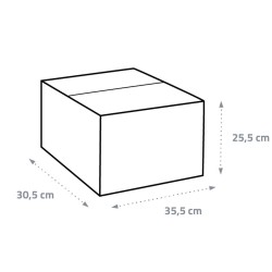 Caisse carton 35x30x25cm