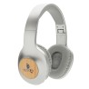 Casque audio bluetooth pliable finition bambou