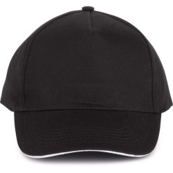 Casquette 5 pans sandwich contrasté