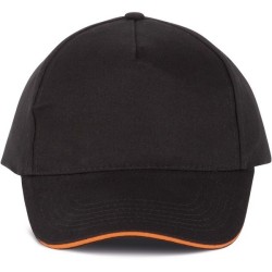 Casquette 5 pans sandwich contrasté