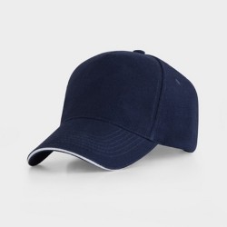 ERIS - Casquette de 5 panneaux avec visière sandwish en contraste