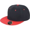 Snapback 6 pans basique bicolore