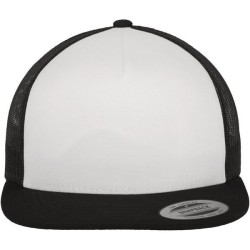 Casquette snapback trucker bicolore