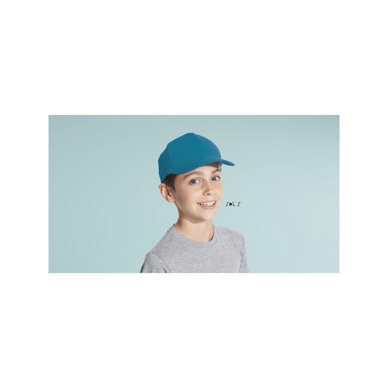 Casquette enfant 5 panneaux en coton moyen
