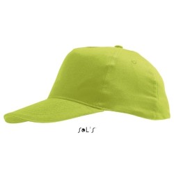 Casquette enfant 5 panneaux en coton moyen