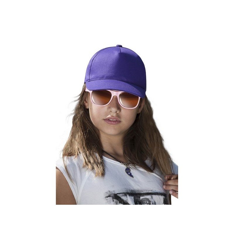 Casquette enfant en coton - 5 panneaux