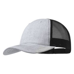 Casquette filet denim gris