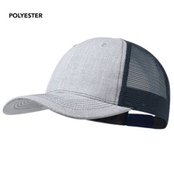 Casquette filet denim gris