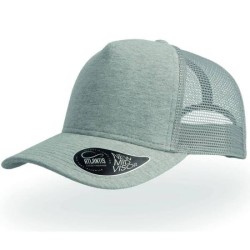 Casquette 5 pans style trucker en jersey