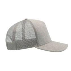 Casquette 5 pans style trucker en jersey