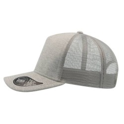 Casquette 5 pans style trucker en jersey