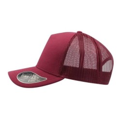 Casquette 5 pans style trucker en jersey