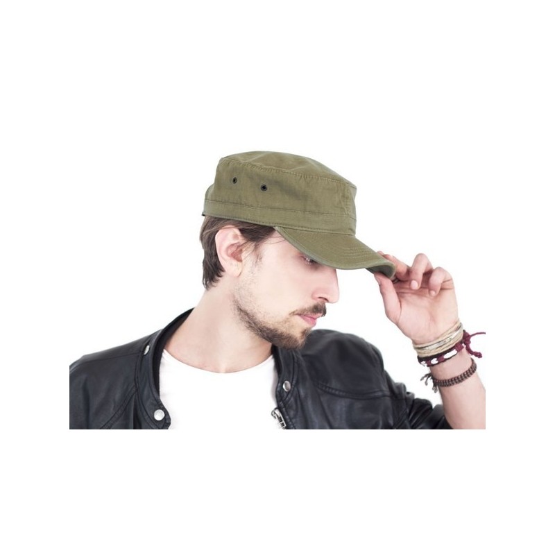 Casquette militaire délavée