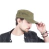 Casquette militaire délavée