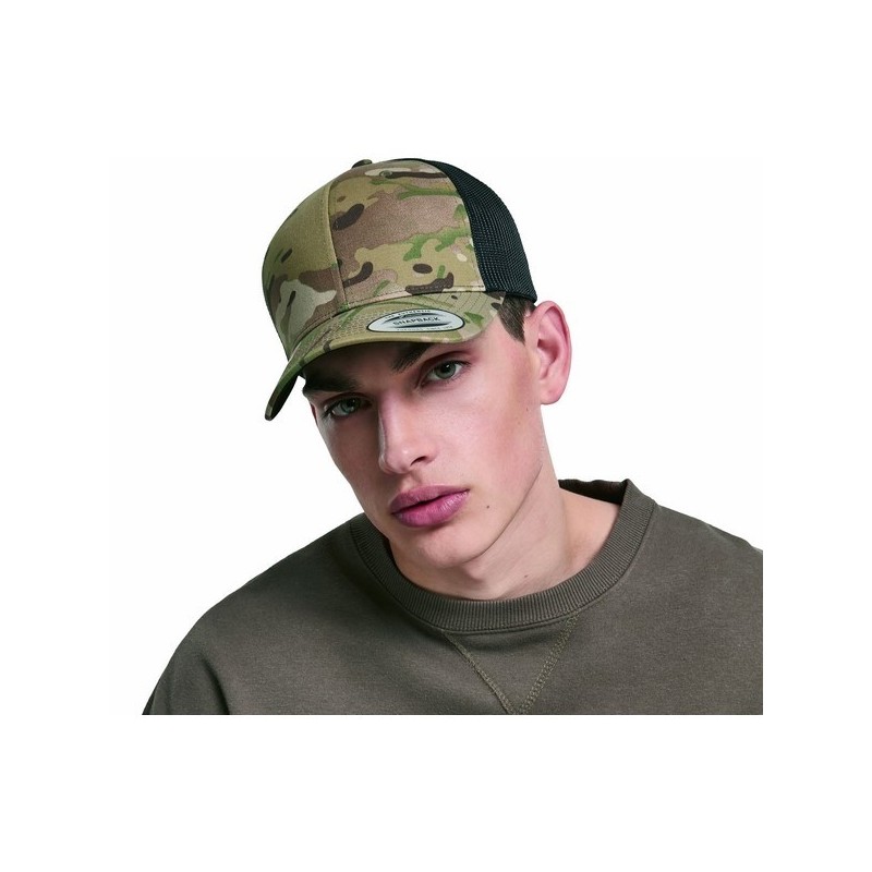 Retro Trucker Multicam® - Casquette style trucker camouflage