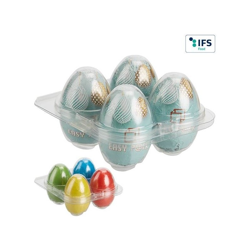 Boîte non personnalisable pour 4 ufs au chocolat