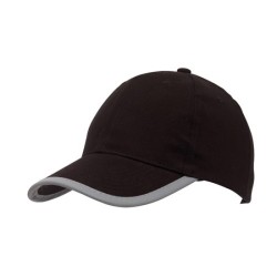Casquette à liseré réfléchissant