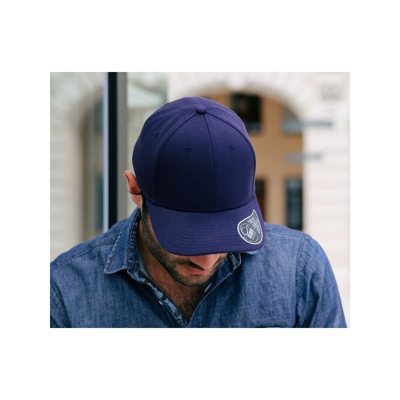 Casquette 6 pans en jersey