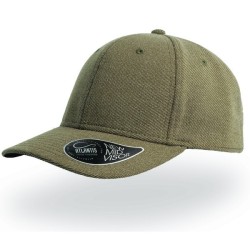 Casquette 6 pans aspect chiné