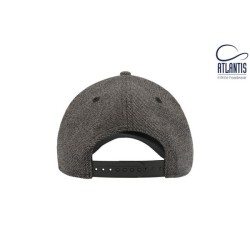 Casquette 6 pans aspect chiné