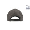 Casquette 6 pans aspect chiné