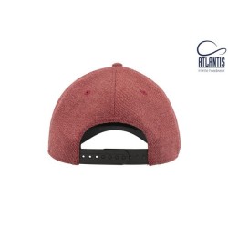 Casquette 6 pans aspect chiné