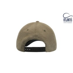 Casquette 6 pans aspect chiné
