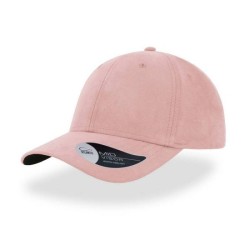 Casquette 6 peau de pêche faux suede