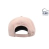 Casquette 6 peau de pêche faux suede