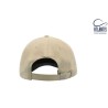 Casquette 6 peau de pêche faux suede