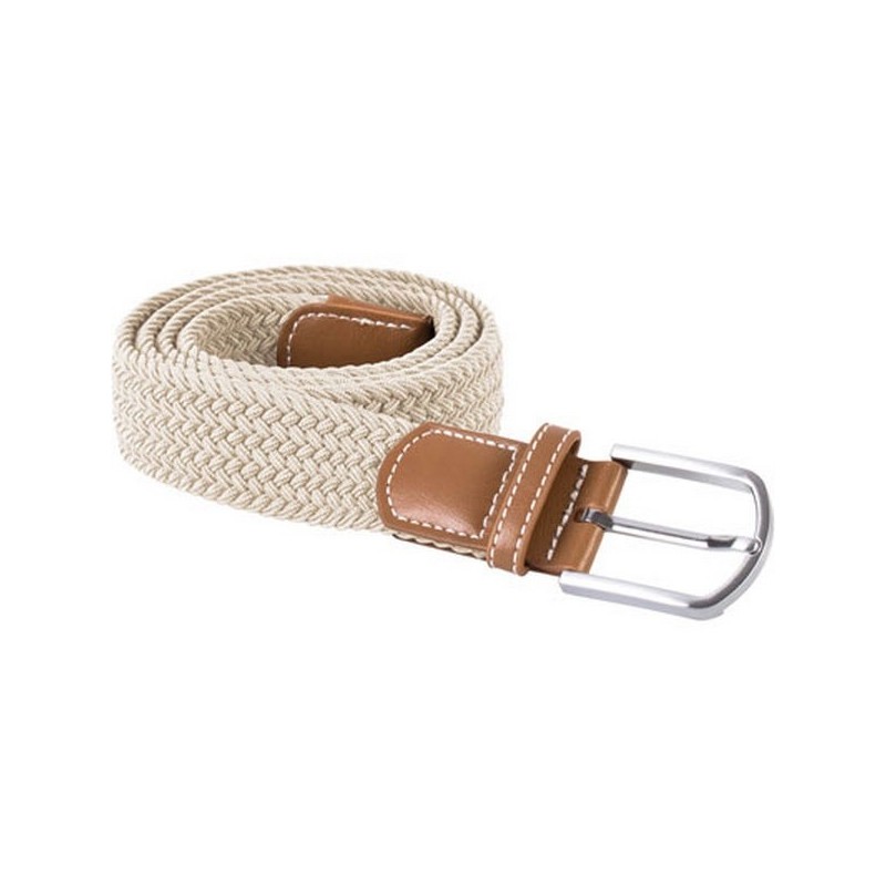 Ceinture tressée élastiquée